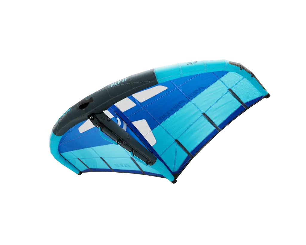 Neilpryde fly II wing C1Bleu bottom side view.webp