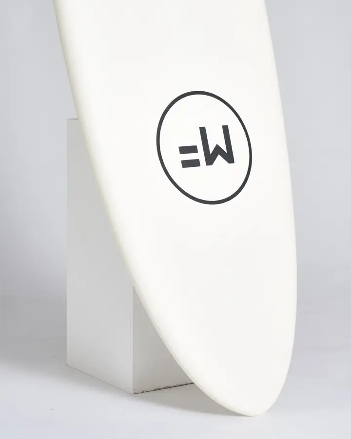 MF Alley cat epoxy lam future surfboard white nose.webp