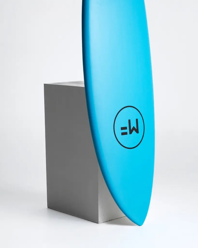 MF Evenflow epoxy lam FCSII surfboard nose.webp