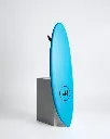 MF Evenflow epoxy lam FCSII surfboard upside down.webp