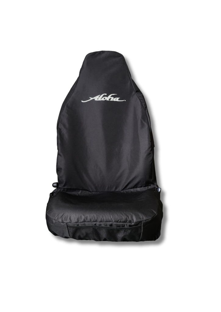 ALOHA DOUBLE SEAT COVER BLACK