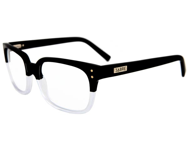 Sabre Moon tuxedo rx black gloss clear lens 11s