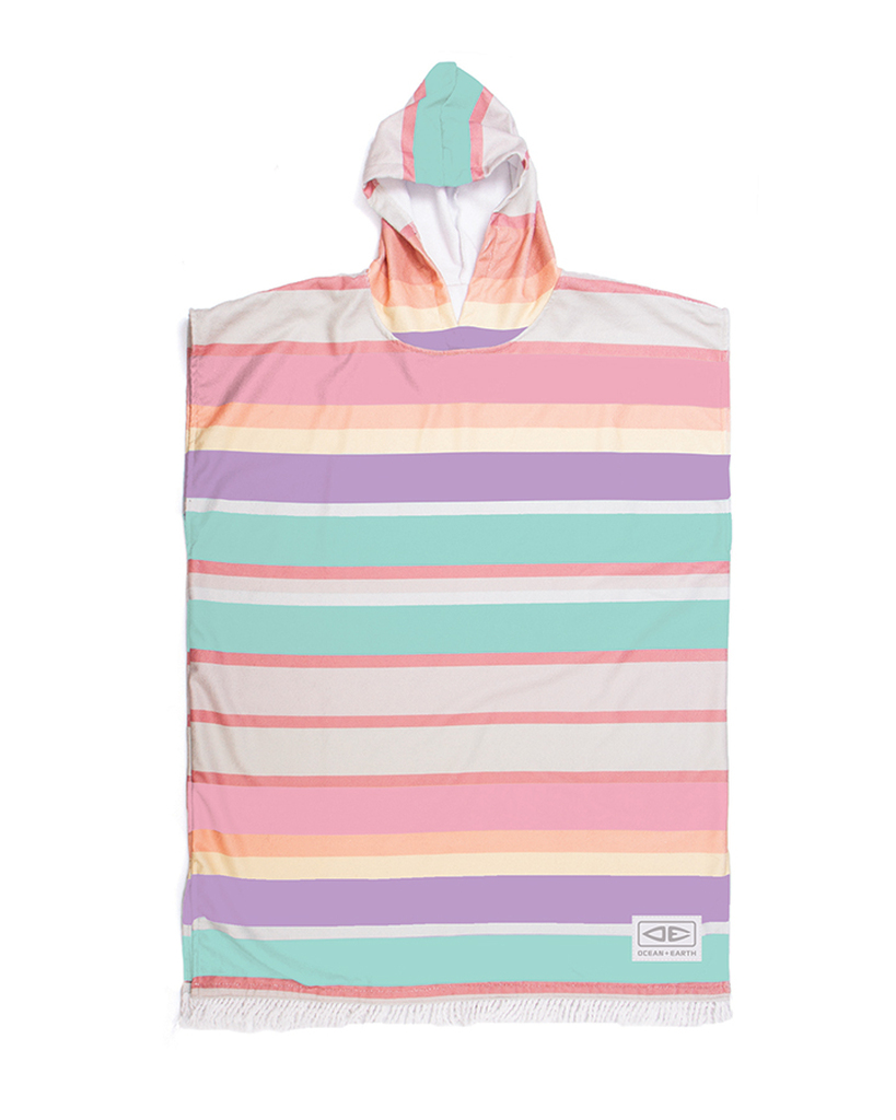 O&E Youth sunkissed hooded poncho