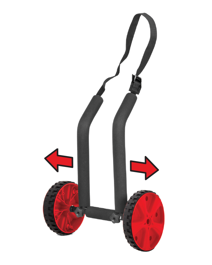[SARX39] ONE DOUBLE SUP/LONGBOARD ADJUSTABLE TROLLEY