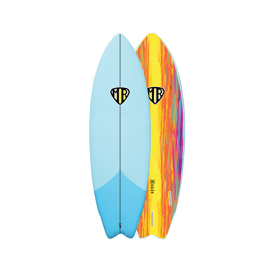 O&E 5'9" MR EPOXY SOFT  SUPER TWIN FIN