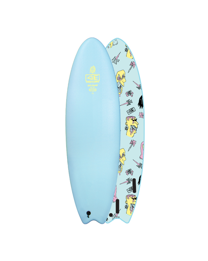 ONE 5'6 BRAINS EZI RIDER SOFTBOARD