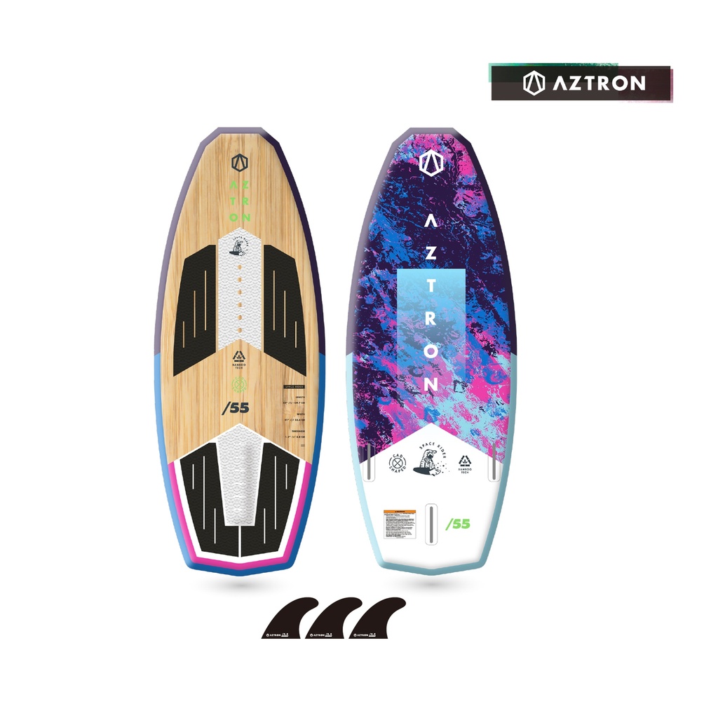 [AW-305] Aztron Space rider wavesurf bamboo wood 55