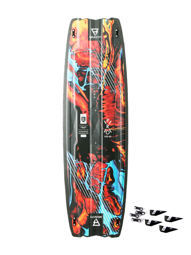 RDP PRO X  +G10FINS TWINTIP KITE BOARD