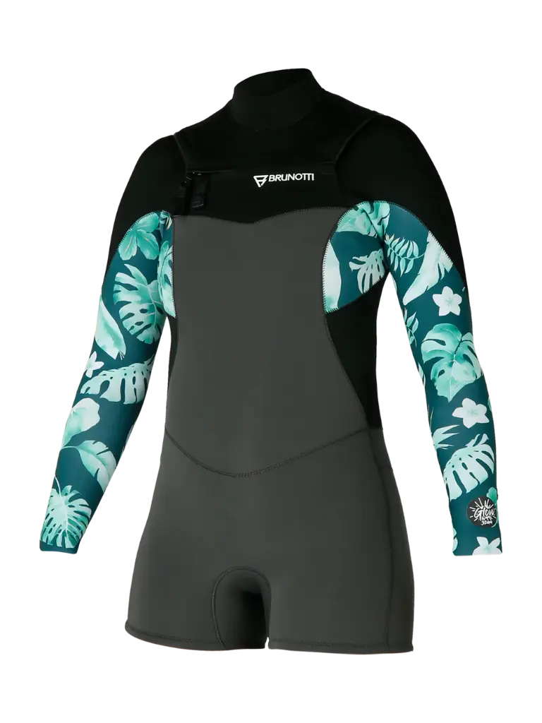 [100658] Brunotti Glow 2 mm longarm shorty woman wetsuits (XS)