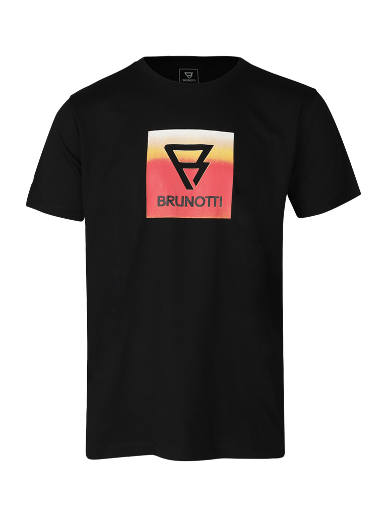 [2311100135] BRUNOTTI JAHN-LOGOSQUARE MEN T-SHIRT (S, Black)