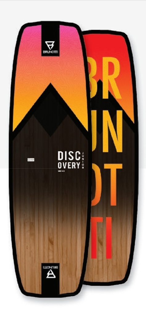 Brunotti Discovery jr spliter fins twintip kite board