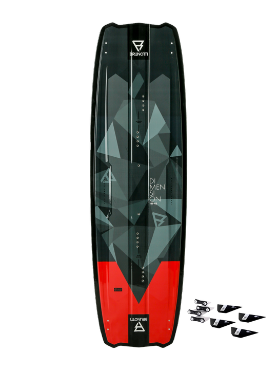 [100743] Brunotti Dimension camo+g10fins twintip kite board (137)
