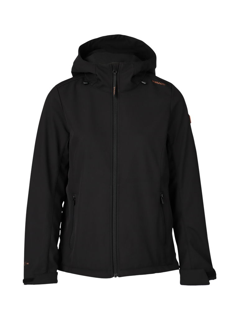 [2332180001] BRUNOTTI JOOS-N WOMEN SOFTSHELL JACKET (XS, Black)