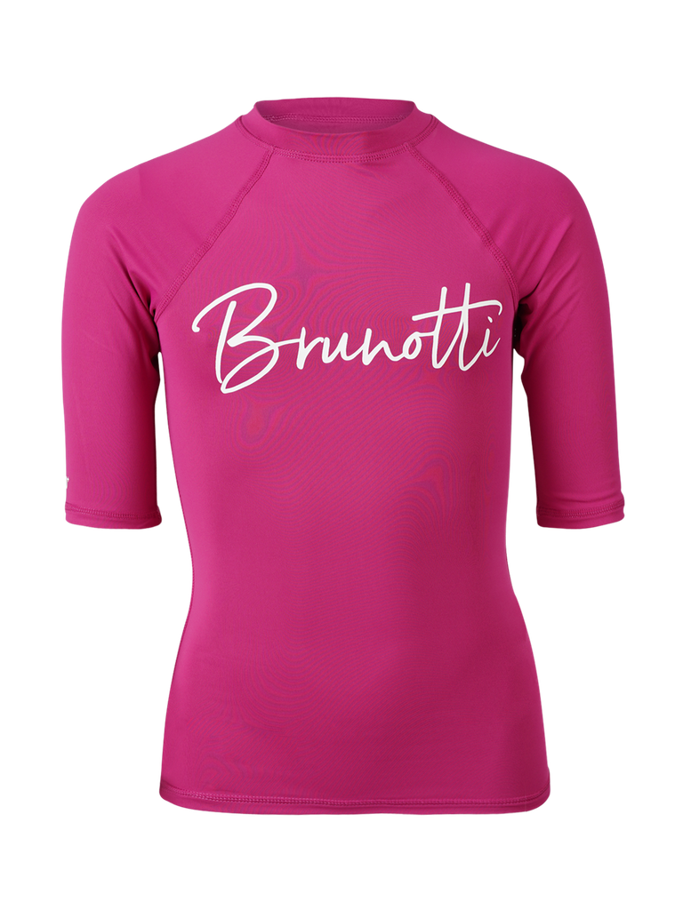 [2414760719] Brunotti Lineas girls rashguard (128, DeepMagenta)