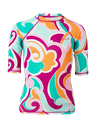 Brunotti Lineas-swirl girls rashguard