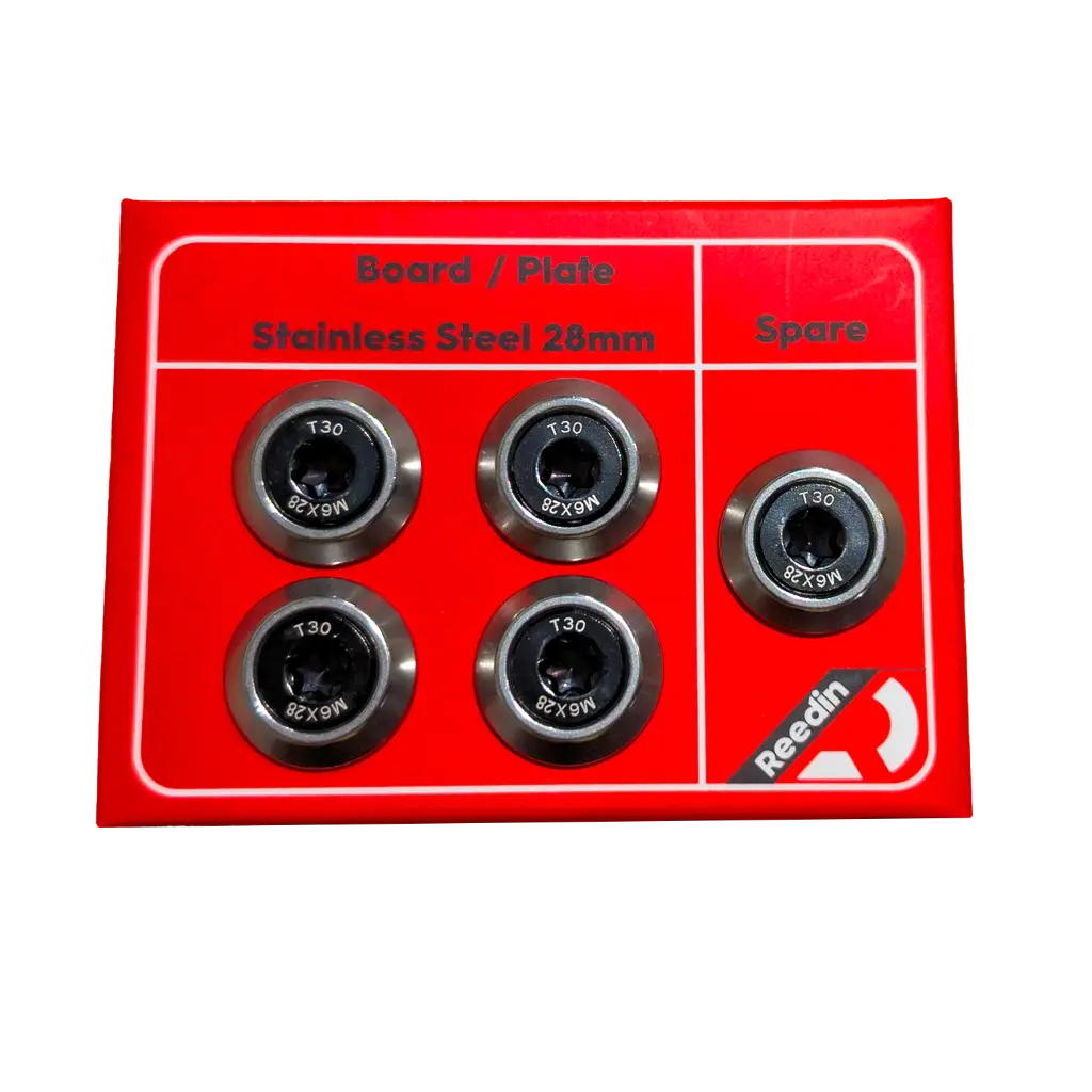 Reedin Baseplate T-nut screw set Carbon