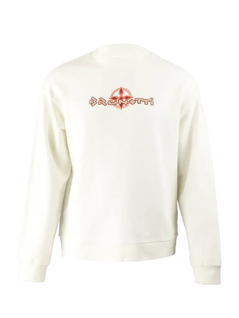 [2521120247] BRUNOTTI REWIND CREW MEN SWEATER (S, Snow)