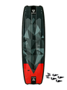 Brunotti Dimension camo+g10fins twintip kite board (Rental)