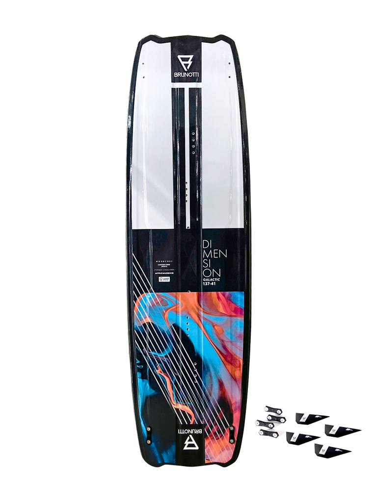 Brunotti Dimension galactic +g10fins twintip kite board (rental) (137)