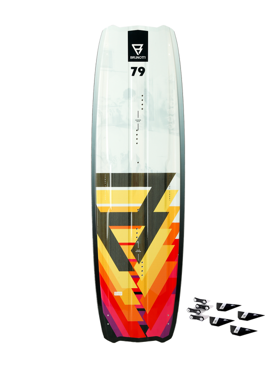 RDP DIMENSION 79 +G10FINS TWINTIP KITE BOARD (rental) (137)