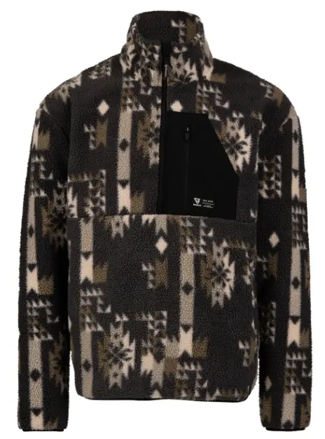 [2521240028] Brunotti Kelstyn-print men fleece (M)