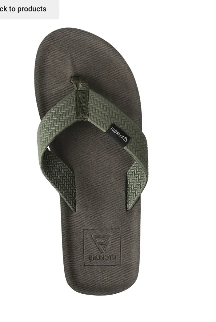 [2511800096] Brunotti Algheri men flip flops (41, PineGreen)