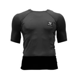 [100503] RDP RADIANCE RASHGUARD S/S TEE MEN 19S (S, Black)