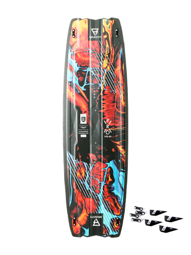 BRUNOTTI PRO X  +G10FINS TWINTIP KITE BOARD
