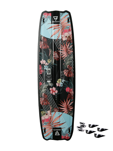 BRUNOTTI RIPTIDE BLOSSOM+G10FINS TWINTIP KITE BOARD