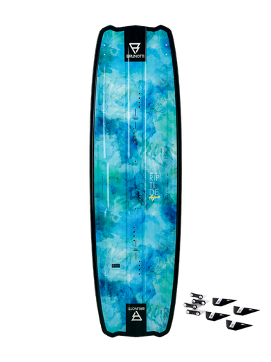 Brunotti Riptide aqua+g10fins twintip kite board